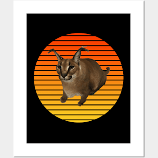 Big Floppa My Beloved Caracal Meme Posters and Art